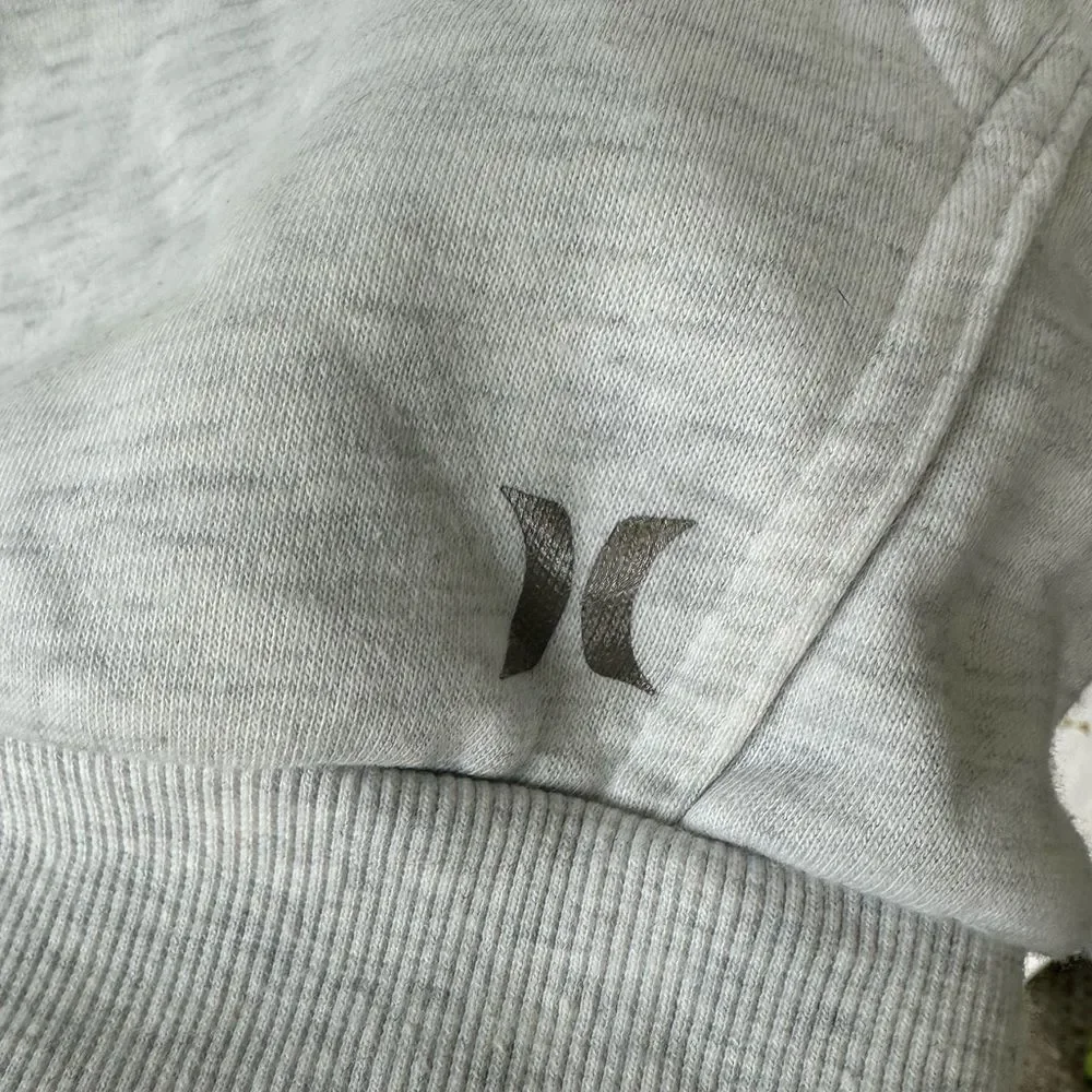 Hurley Iridescent Front Branding Unisex Pullover Hoodie Kangaroo Pockets Medium